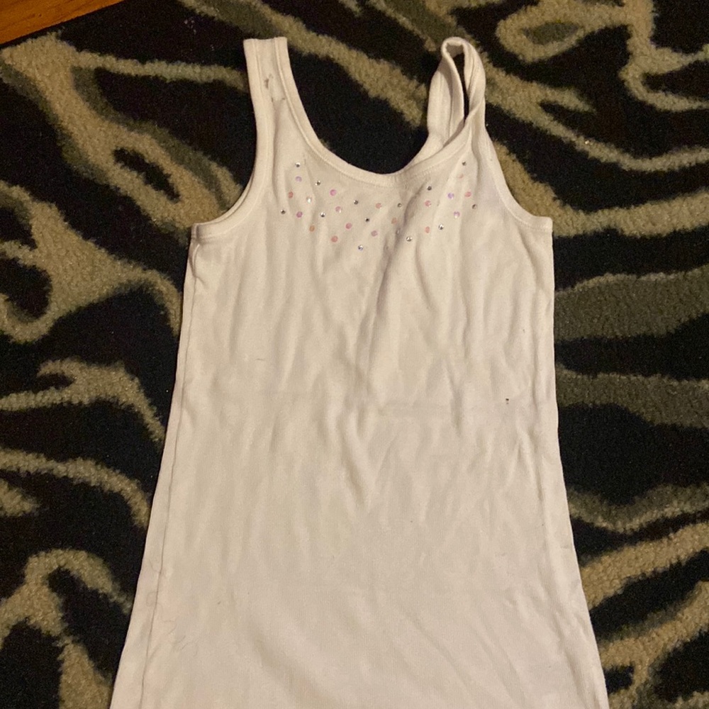 White tank top